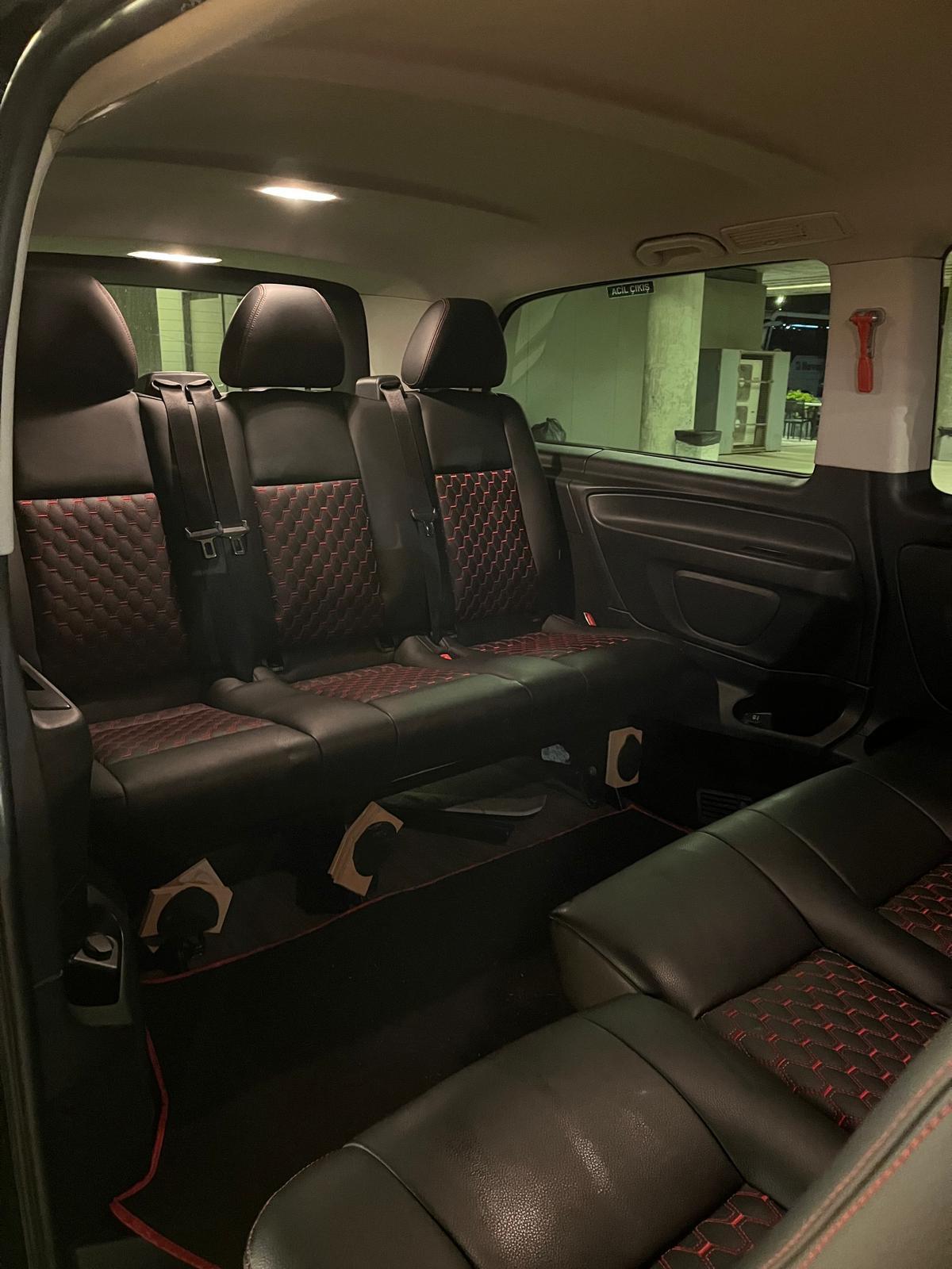 Mercedes Vito VIP transfer iç mekan