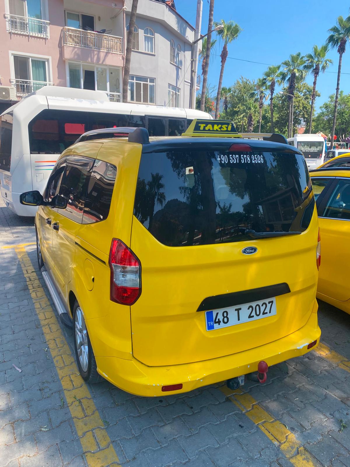 Dalyan Kordon Kaunos taksi durağı